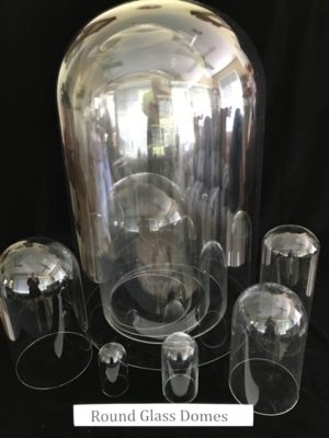 Antique Round Glass Domes